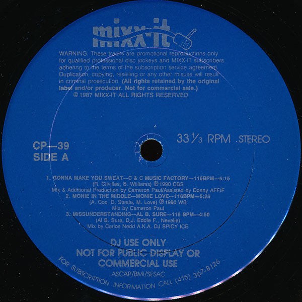 Various : Mixx-it 39 (12", Promo)