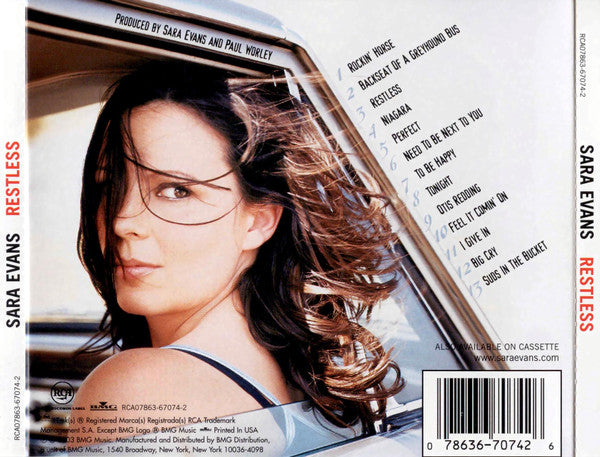 Sara Evans : Restless (CD, Album)