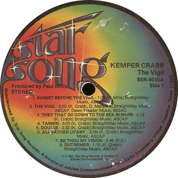 Kemper Crabb : The Vigil (LP, Album)