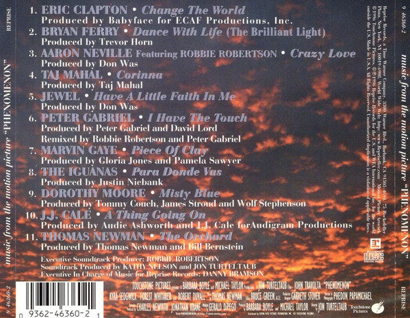 Various : Music From The Motion Picture Phenomenon (CD, Album, Comp, Cin)