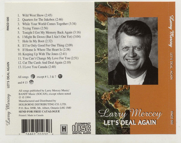 Larry Mercey : Let's Deal Again (CD, Album)