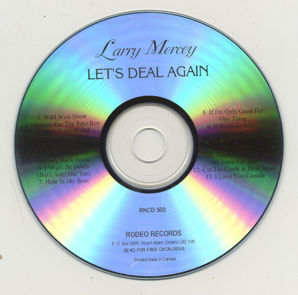 Larry Mercey : Let's Deal Again (CD, Album)
