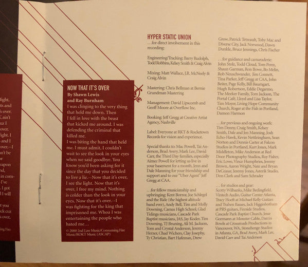 Hyperstatic Union : Lifegiver (CD, Album)