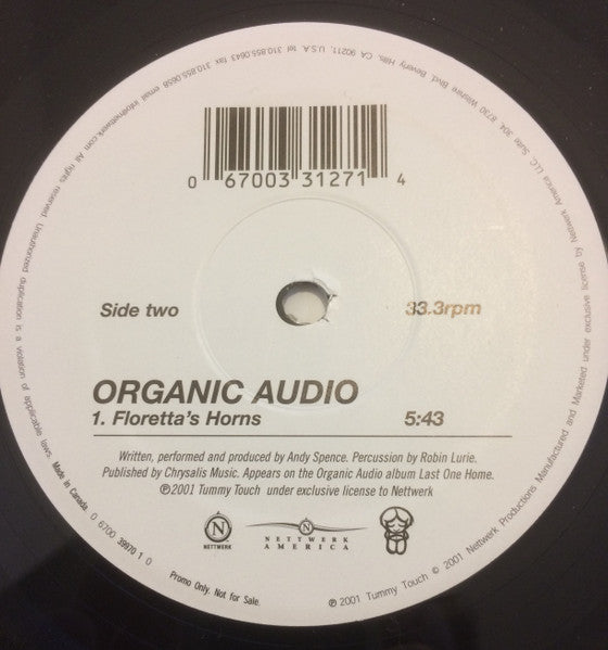 Organic Audio : Good To Go (12", Promo)