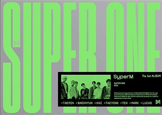 SuperM : Super One (CD, Album + Box, One)