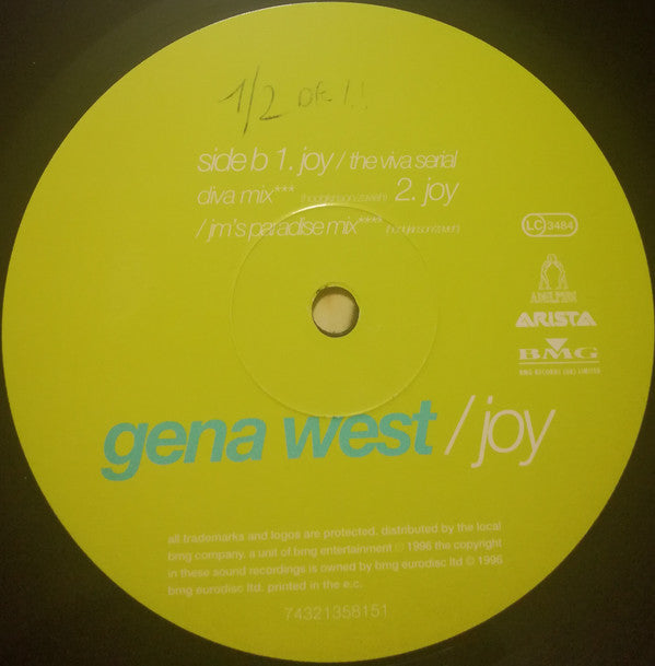 Gena West : Joy (12")