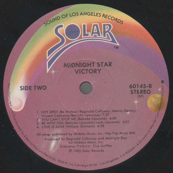 Midnight Star : Victory (LP, Album, Spe)