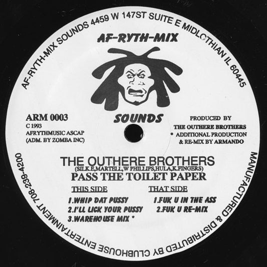 The Outhere Brothers : Pass The Toilet Paper (12")