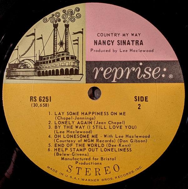 Nancy Sinatra : Country, My Way (LP, Album, Ter)