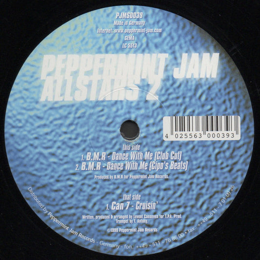 B.M.R* / Can 7 : Peppermint Jam Allstars 2 (12")