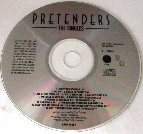 Pretenders* : The Singles (CD, Comp)