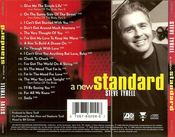 Steve Tyrell : A New Standard (CD, Album)