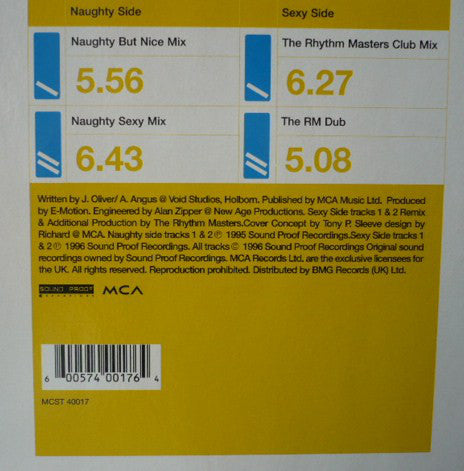 E-Motion : Naughty North Sexy South (12")