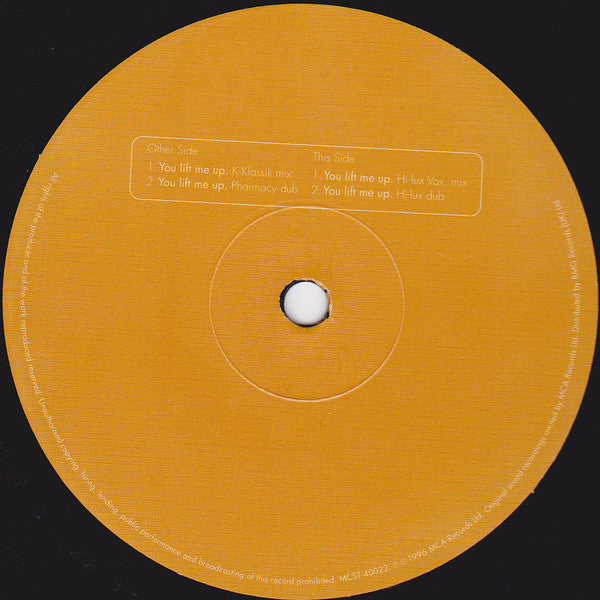 Rebekah Ryan : You Lift Me Up (12")