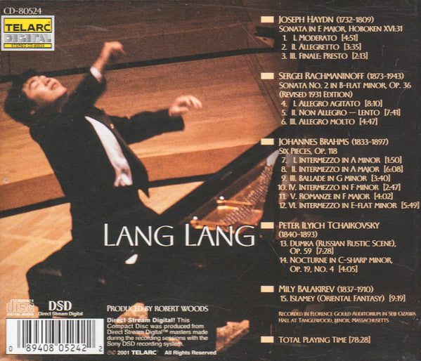Lang Lang : Recorded Live At Seiji Ozawa Hall, Tanglewood (CD)