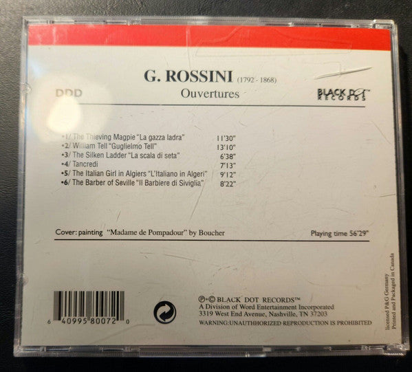 Rossini* : Ouvertures, William Tell, The Barber Of Seville (Volume 7) (CD, Comp)