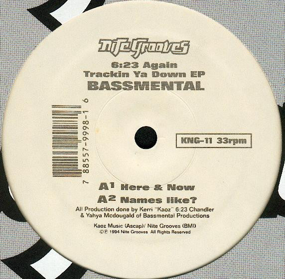 Bassmental : 6:23 Again Trackin Ya Down EP (12", EP)
