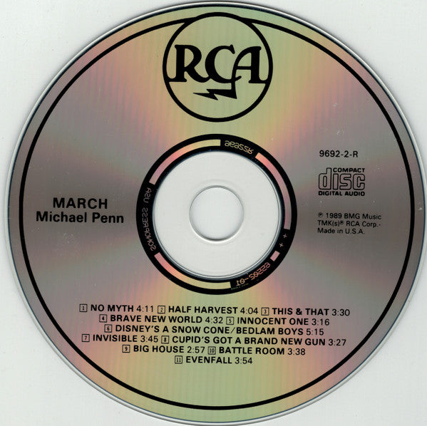 Michael Penn : March (CD, Album, RP)