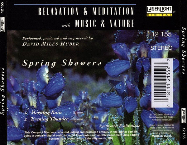 David Miles Huber : Spring Showers (CD, Album)