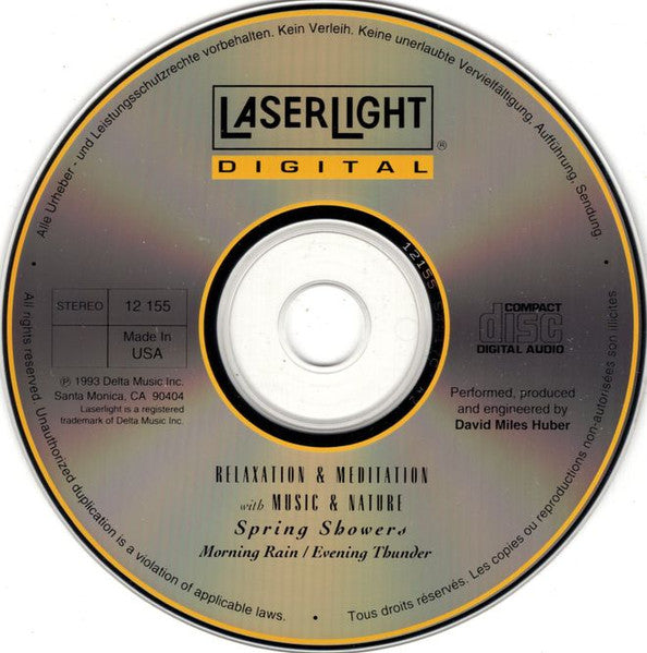 David Miles Huber : Spring Showers (CD, Album)