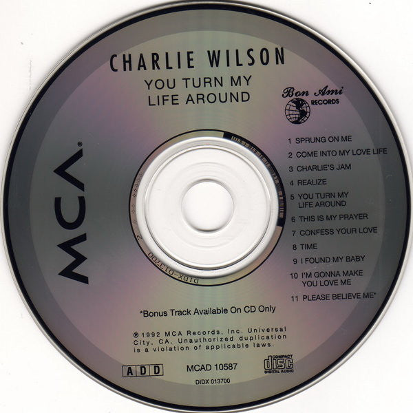 Charlie Wilson : You Turn My Life Around (CD, Album)
