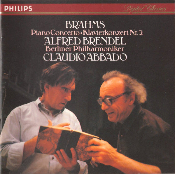 Johannes Brahms - Alfred Brendel, Berliner Philharmoniker, Claudio Abbado : Piano Concerto No. 2 (CD, Club)
