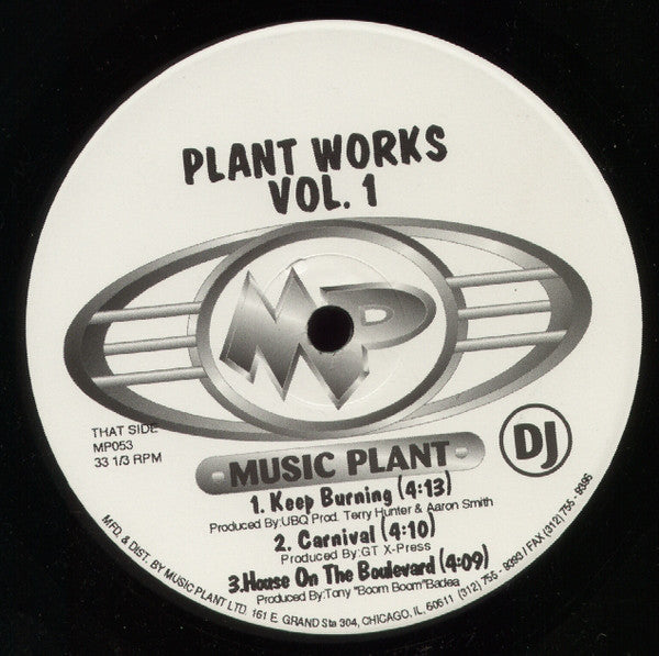 Various : Plant Works Vol. 1 (12")