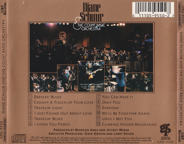 Diane Schuur & The Count Basie Orchestra* : Diane Schuur And The Count Basie Orchestra (CD, Album)