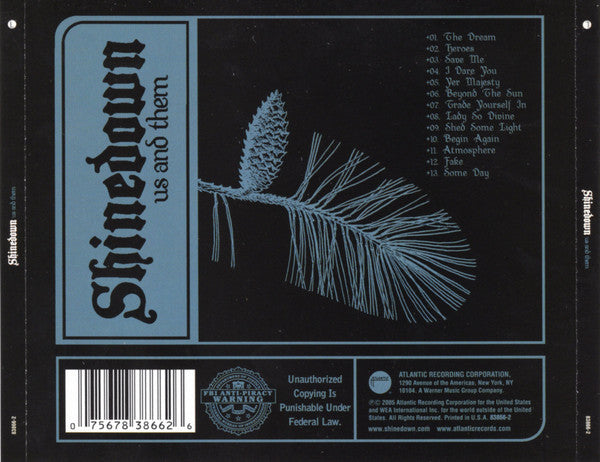 Shinedown : Us And Them (CD, Album)