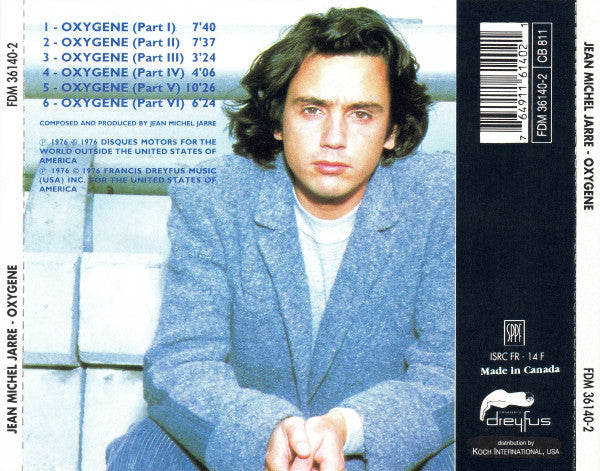 Jean Michel Jarre* : Oxygène (CD, Album, RE)