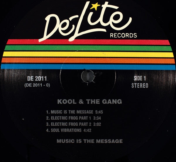 Kool And The Gang* : Music Is The Message (LP, Album, RE)