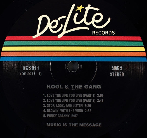 Kool And The Gang* : Music Is The Message (LP, Album, RE)