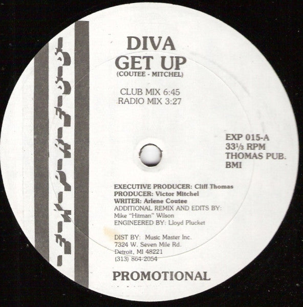 Diva (2) : Get Up (12", Promo)