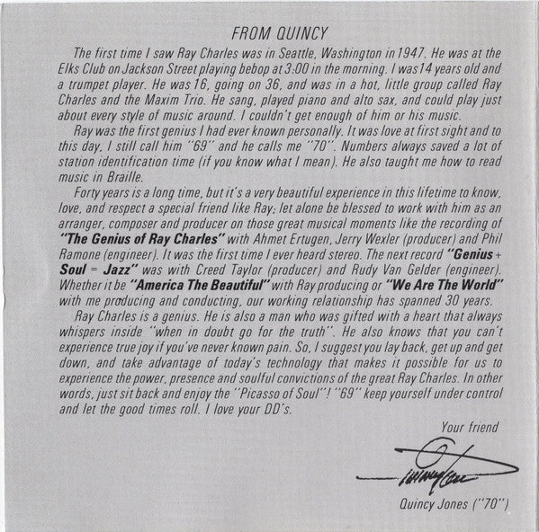 Ray Charles : His Greatest Hits Vol. 2 (CD, Comp, RM)