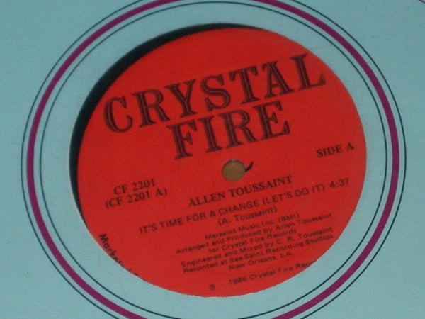 Allen Toussaint : It's Time For A Change (Lets Do It) (12")
