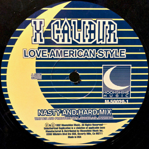 X Calibur* : Love American Style (12")