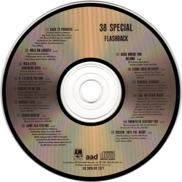 38 Special (2) : Flashback (CD, Comp)