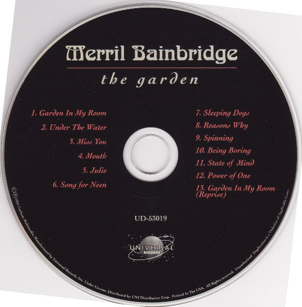 Merril Bainbridge : The Garden (CD, Album)
