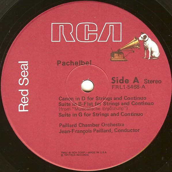 Johann Pachelbel, Johann Friedrich Fasch, Maurice André, Orchestre De Chambre Jean-François Paillard : The Pachelbel Canon And Two Suites For Strings / Two Sinfonias And Concerto For Trumpet (LP, Album)