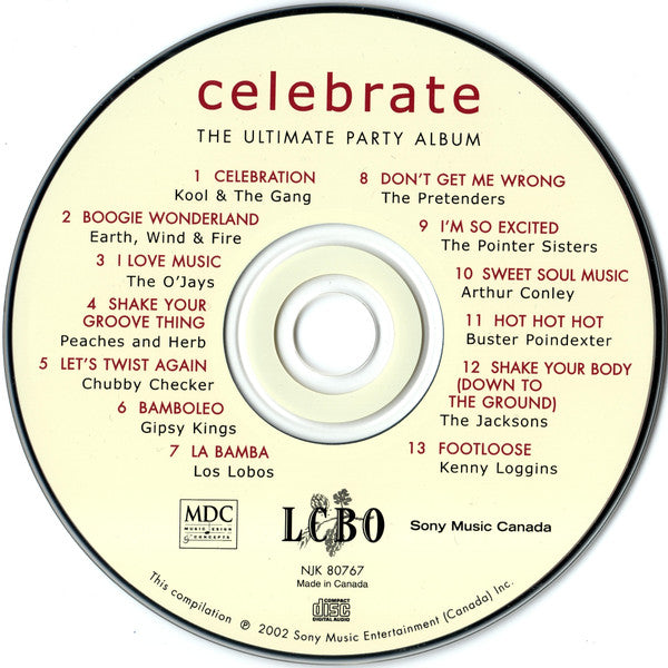 Various : Celebrate (The Ultimate Party Album) (CD, Comp)