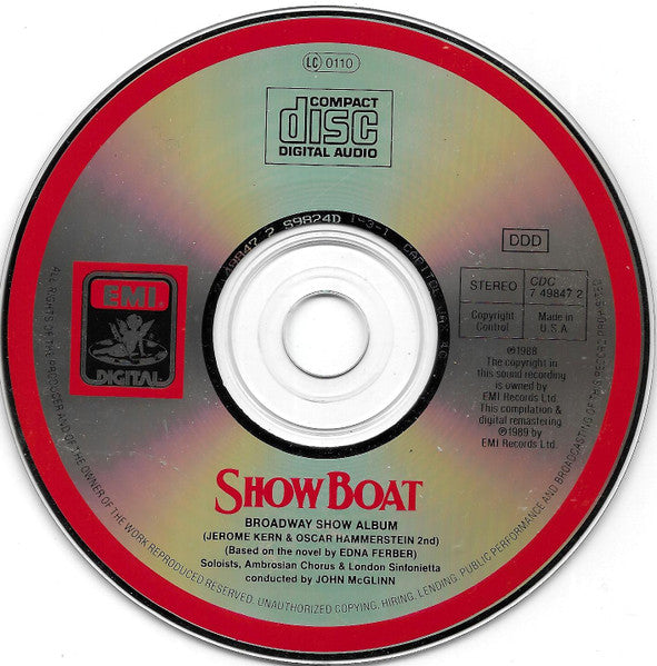Jerome Kern : Show Boat (Broadway Show Album) (CD, Album)