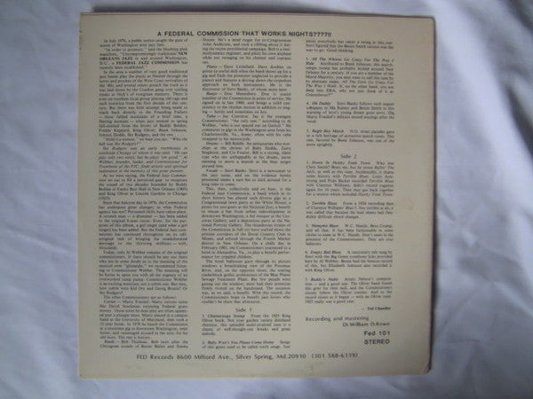 The Federal Jazz Commission : In Session (LP, Album)