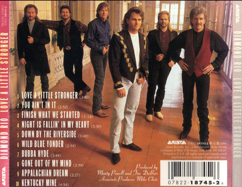 Diamond Rio : Love A Little Stronger (CD, Album, Son)
