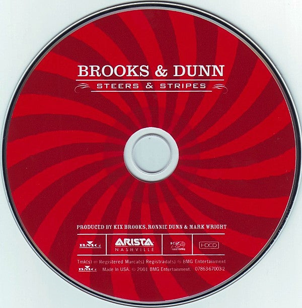 Brooks & Dunn : Steers & Stripes (HDCD, Album)