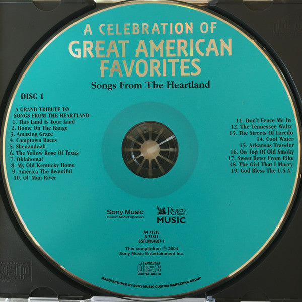 Various : A Celebration Of Great American Favorites (4xCD, Comp)