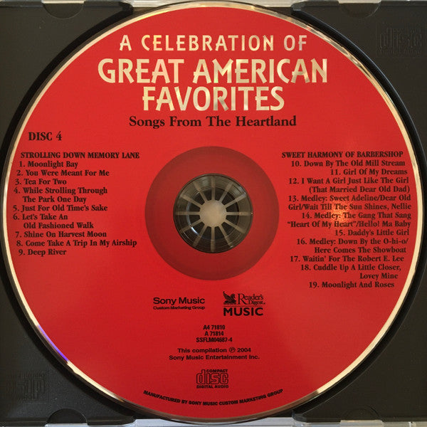 Various : A Celebration Of Great American Favorites (4xCD, Comp)