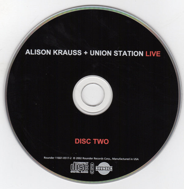 Alison Krauss + Union Station* : Live (2xCD, Album, UML)