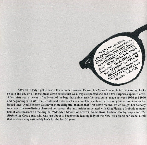 Blossom Dearie : Blossom Dearie (CD, Album, RE, RM)