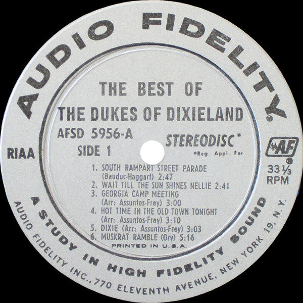 The Dukes Of Dixieland : The Best Of The Dukes Of Dixieland (LP, Comp)