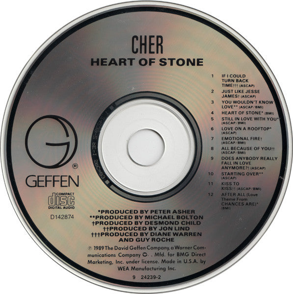 Cher : Heart Of Stone (CD, Album, Club, RE, Pho)